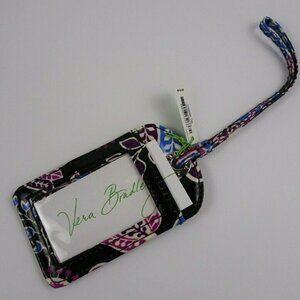 New Vera Bradley Luggage Tag Alpine Floral ID Card